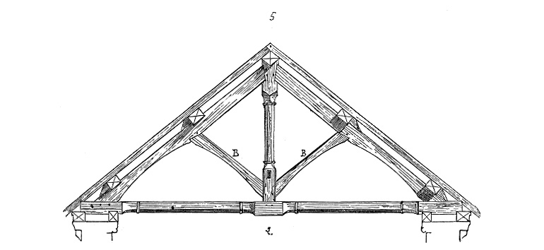 Capriata francese disegno