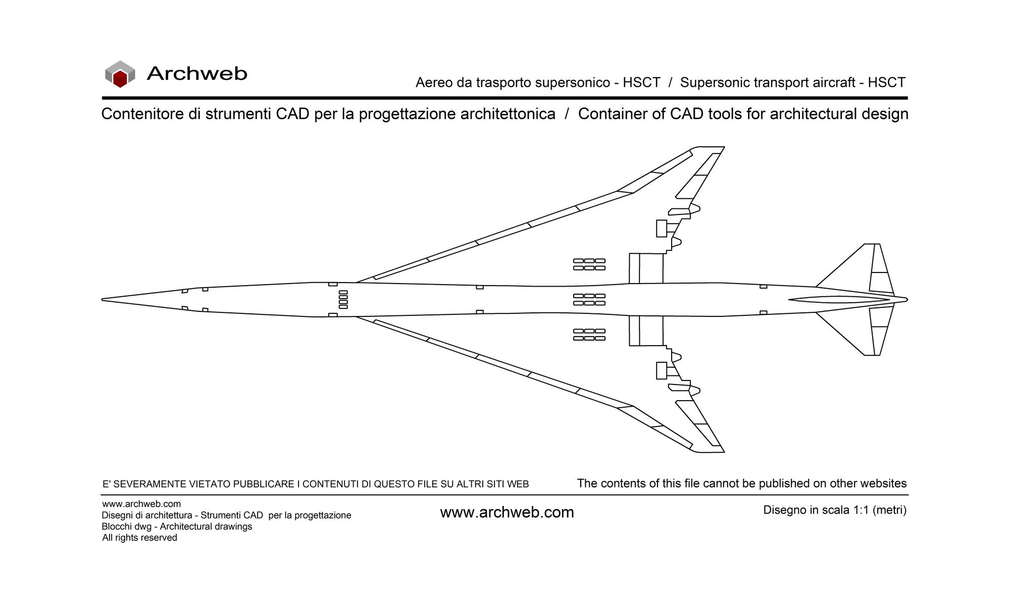 HSCT airplane dwg