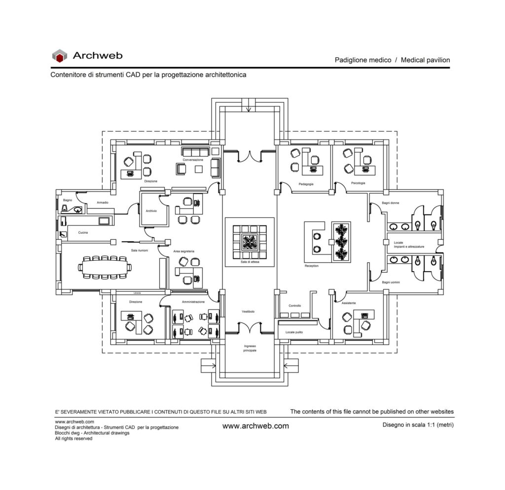 Medical consulting room 06 dwg plan