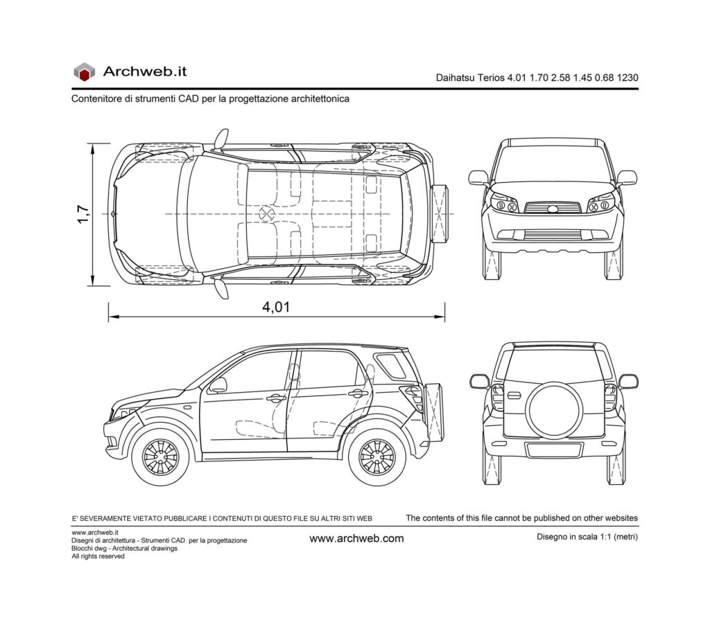 Daihatsu Terios dwg