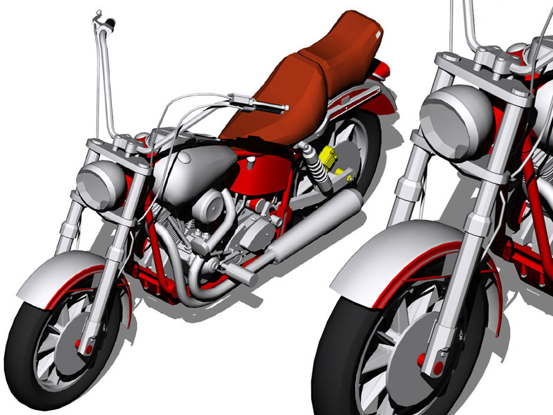 Harley Davidson 3D 01 dwg