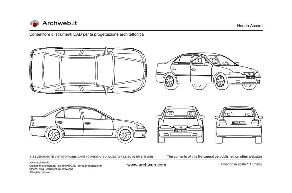 Honda Accord dwg