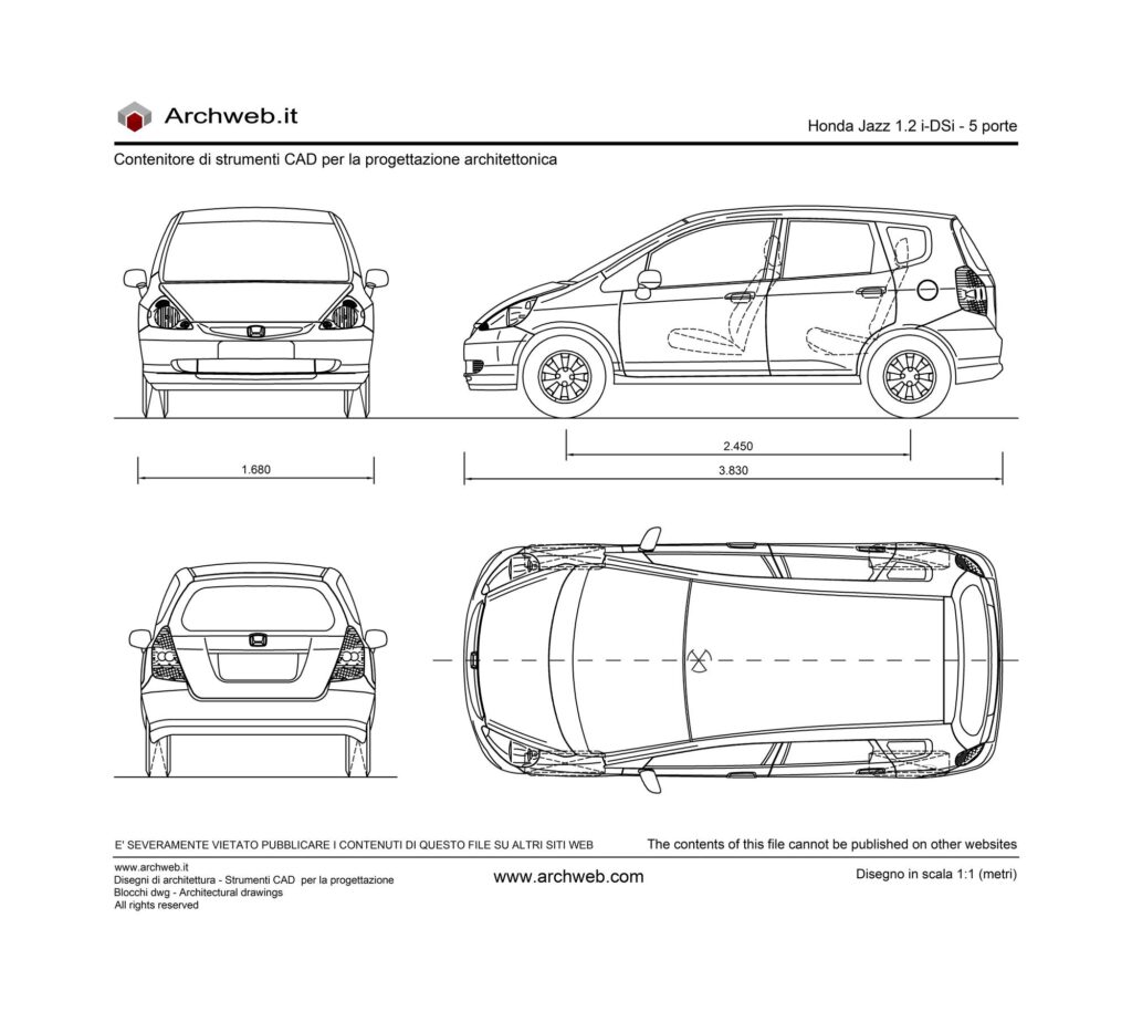 Honda Jazz dwg