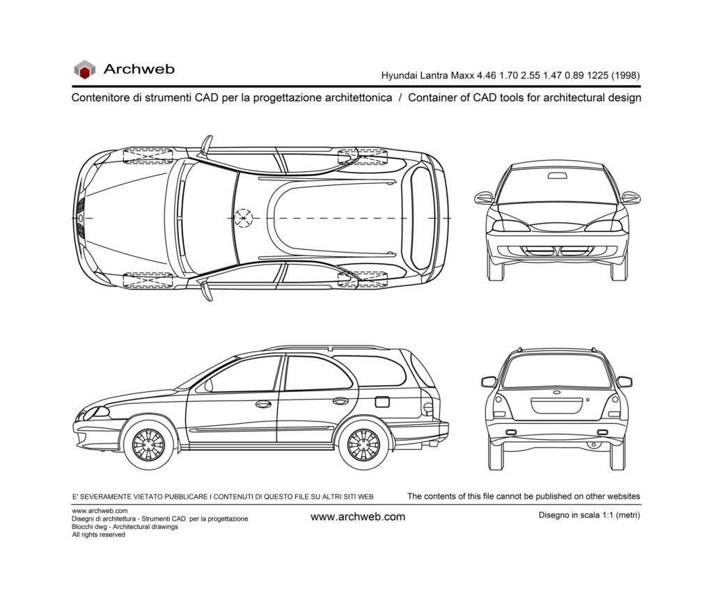 Hyundai Lantra Maxx 1998 dwg