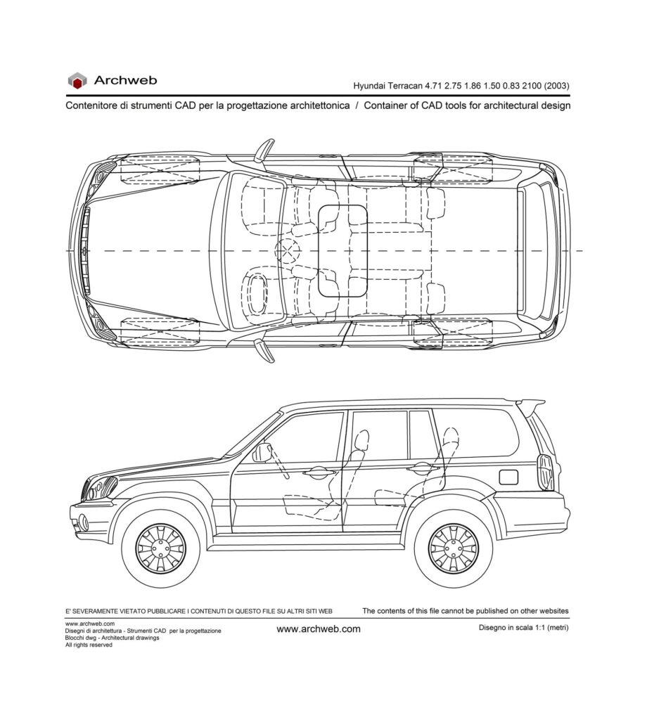 Hyundai Terracan 2003 dwg