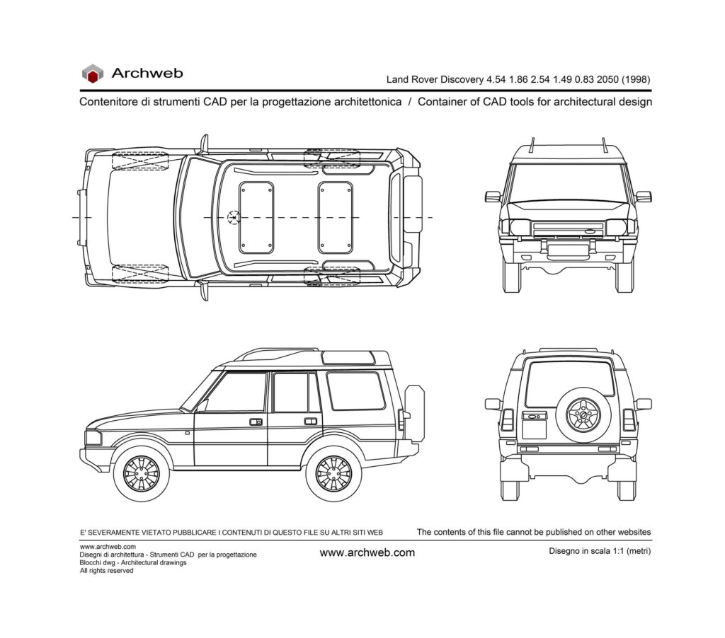 Land Rover Discovery dwg