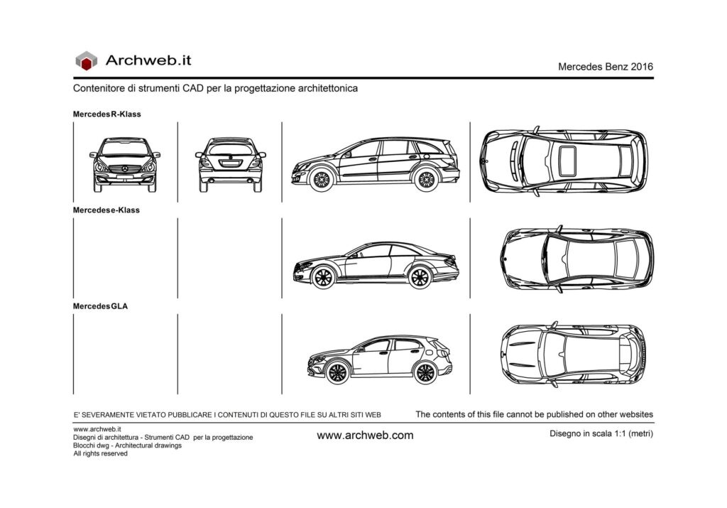 Mercedes Benz 2016 dwg