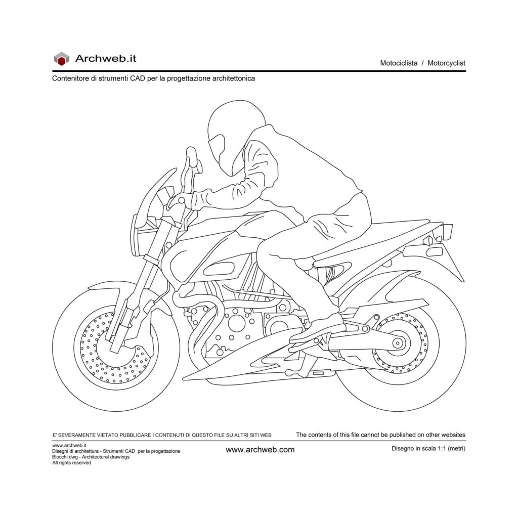 Motociclista 03 dwg