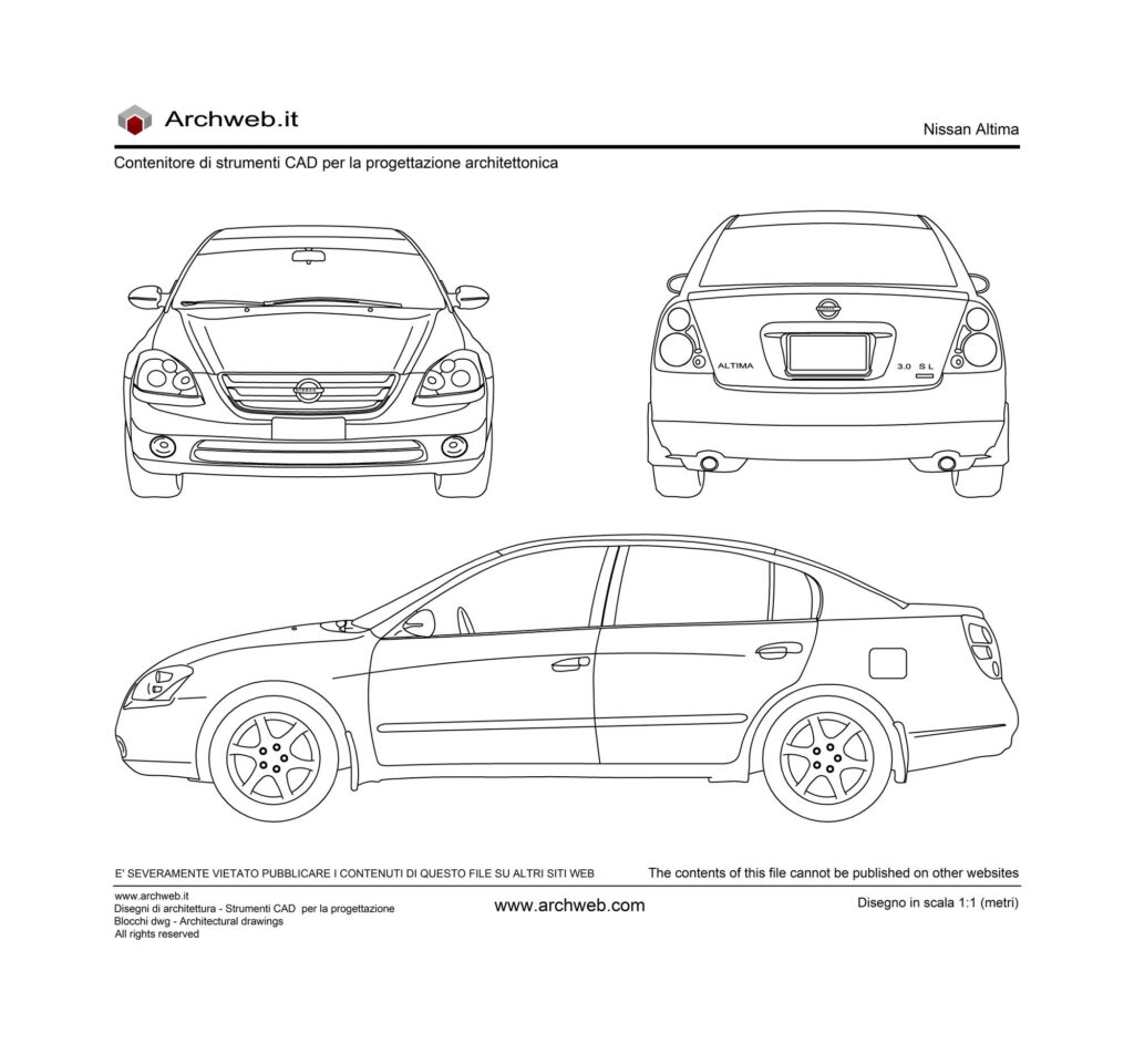 Nissan Altima dwg