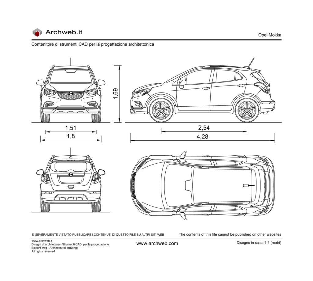 Opel Mokka dwg