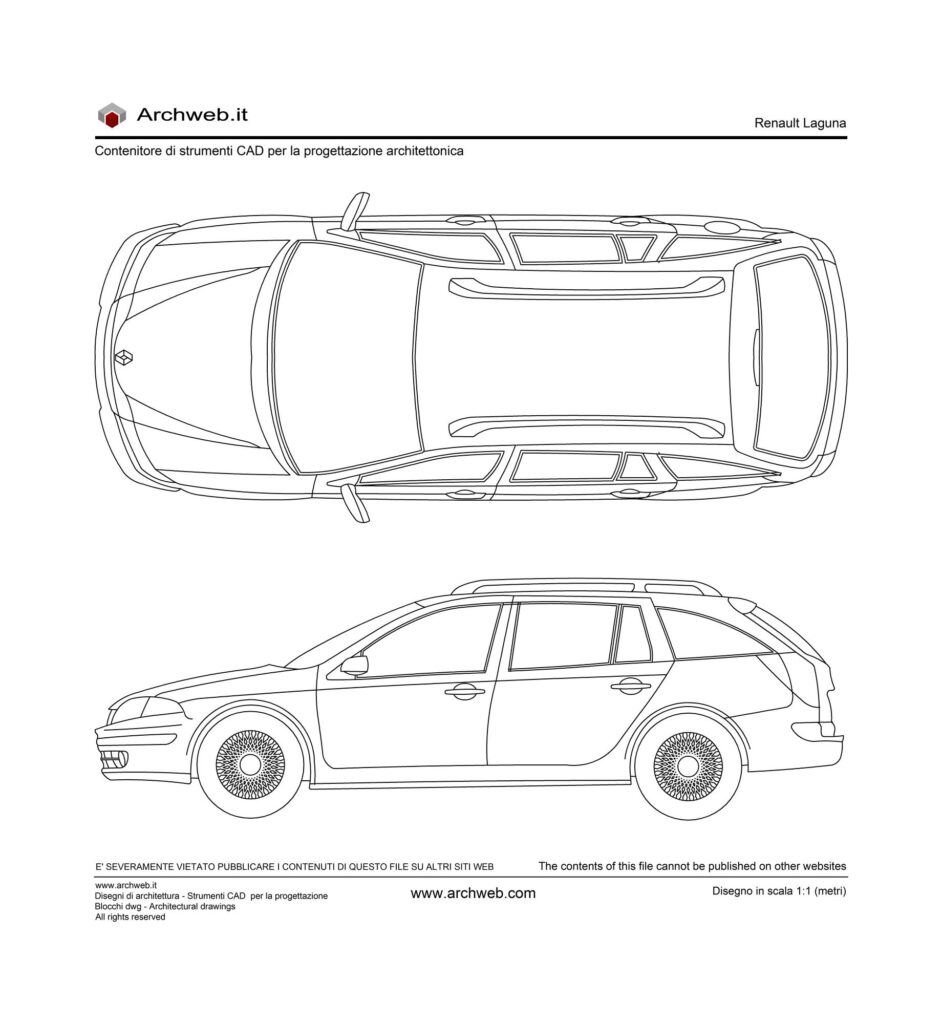 Renault Laguna dwg