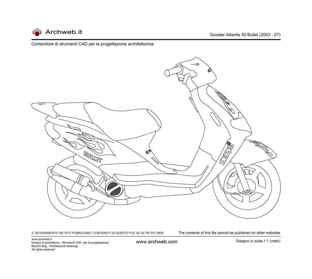 Scooters Atalntis dwg
