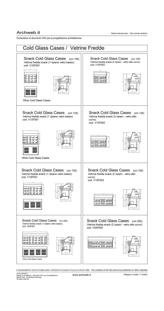 Bar counter section 02 dwg