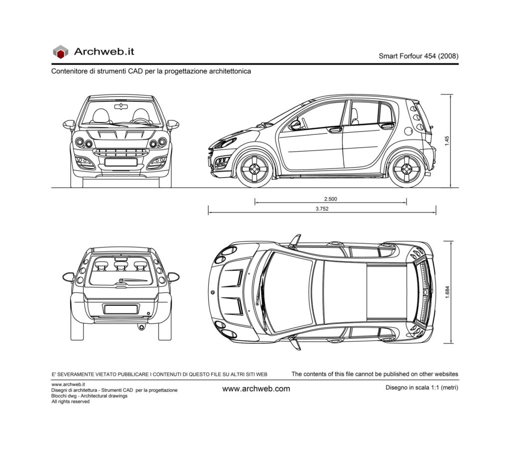 Smart Forfour 454 dwg