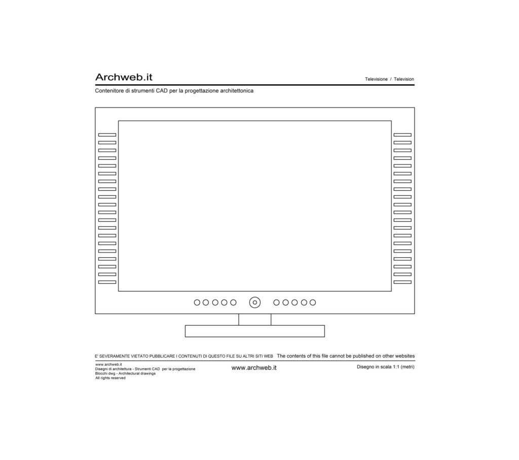 1:100 Scale dwg file (meters)