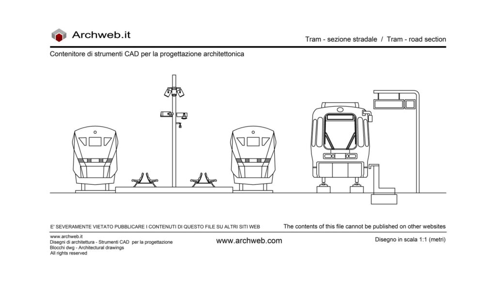 Street section tram 01 dwg