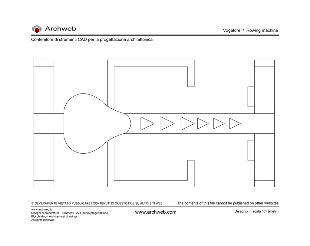 Vogatore 2D dwg Archweb