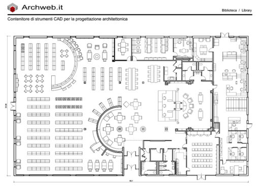 Library 08 dwg plan.