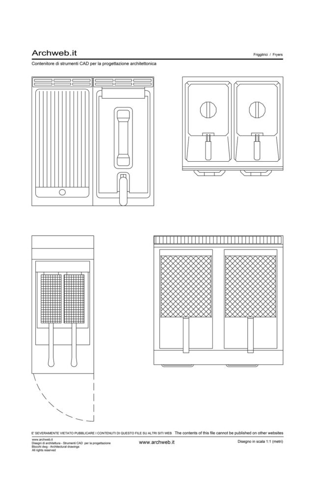 Friggitrice dwg
