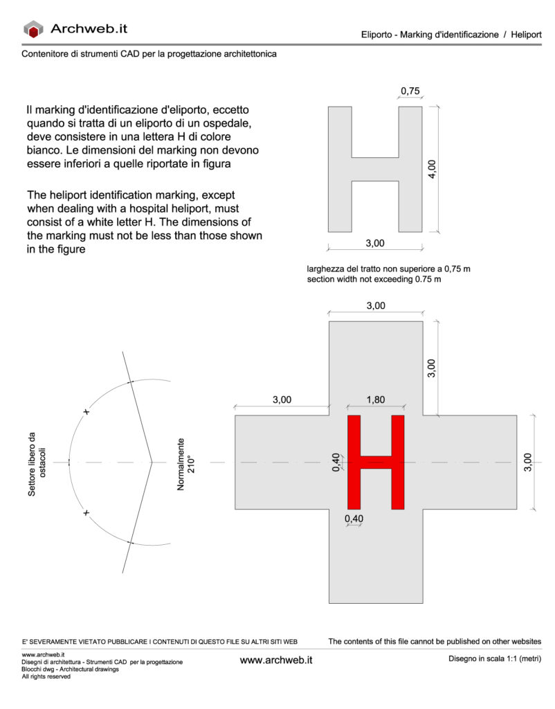 Heliport 02 dwg plan Archweb.