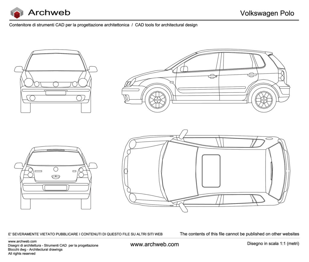 Volkswagen Polo dwg