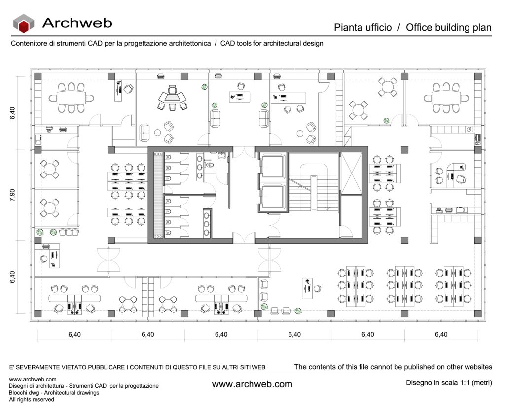 Schema ufficio 23 dwg Archweb