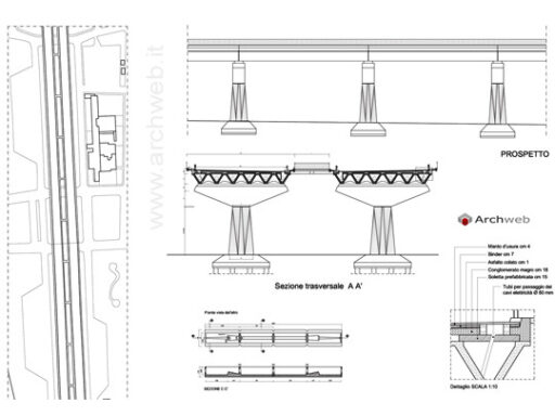 Corso Francia viaduct dwg drawings.