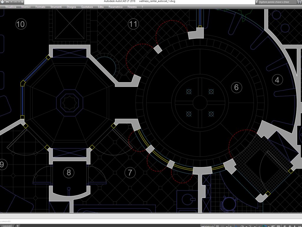 Wellness center 01 cad Archweb