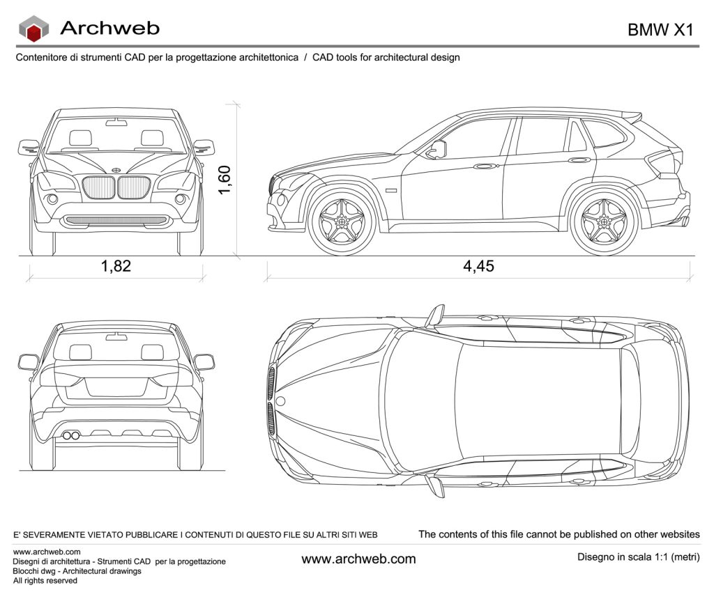 Bmw X1 dwg Archweb