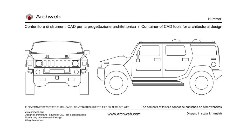 Hummer drawing