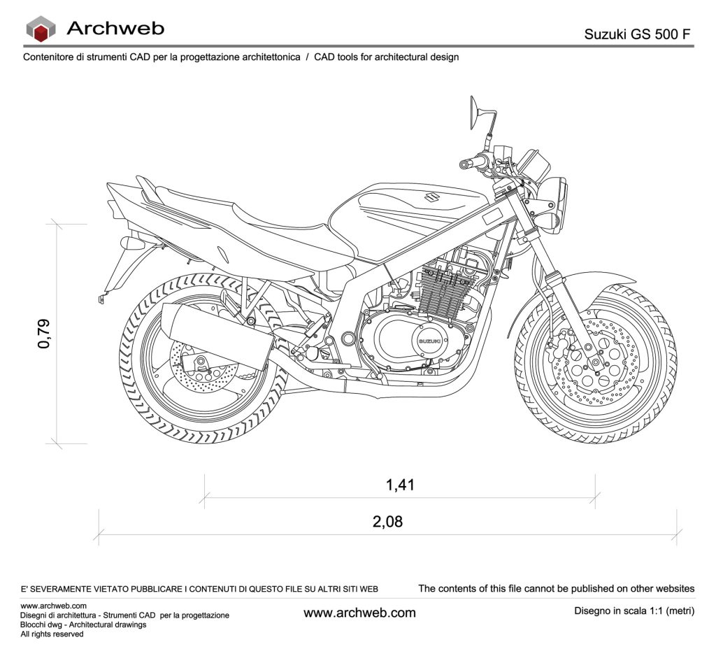 Suzuki GS 500 F dwg Archweb