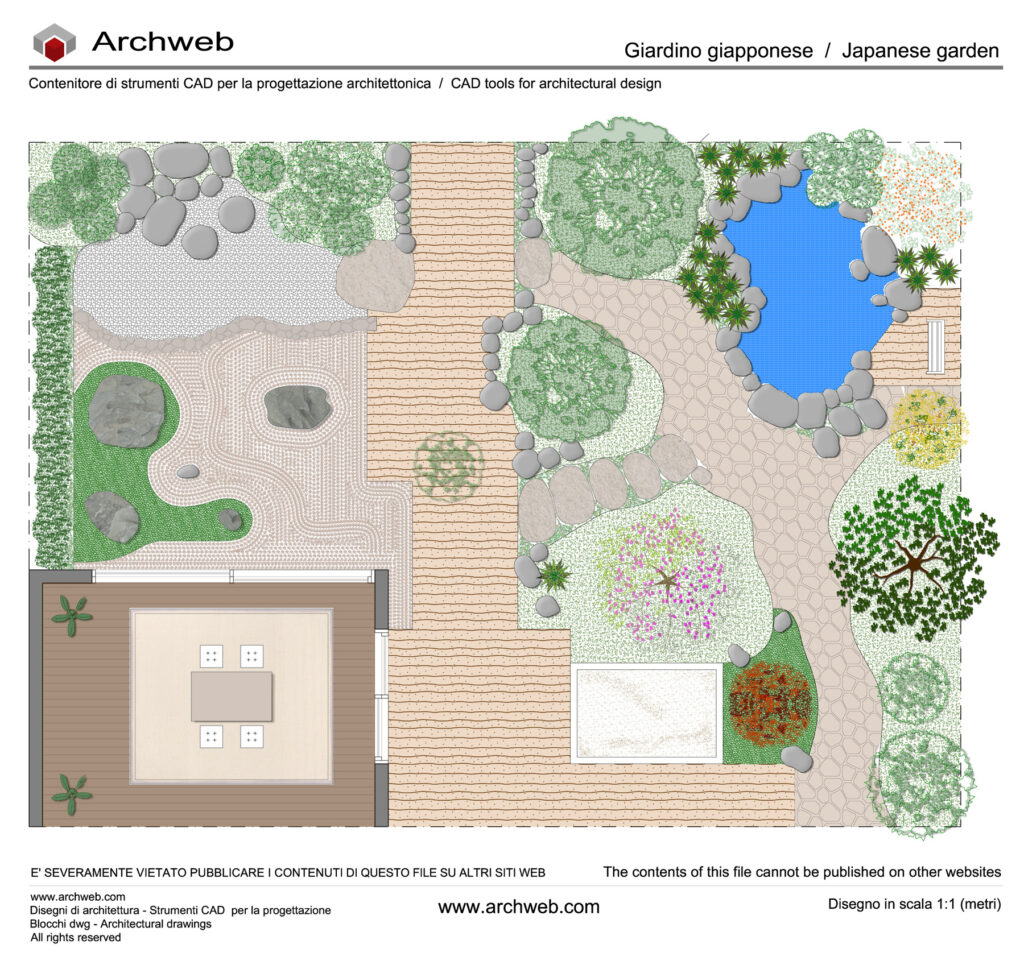 Giardino Giapponese 02 dwg Archweb