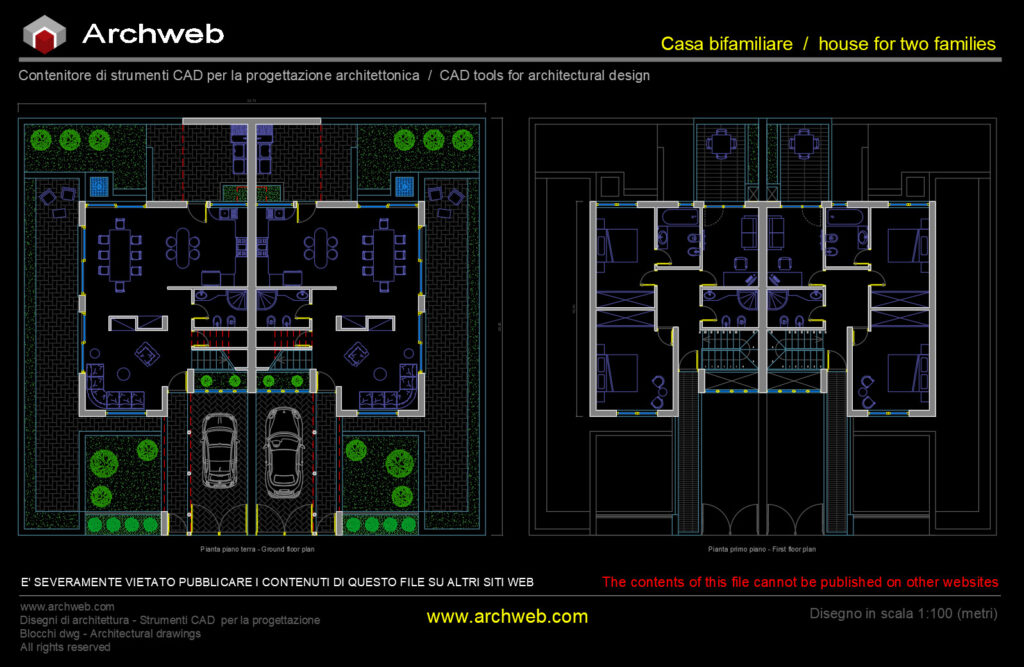 Two-family house 13 cad Archweb