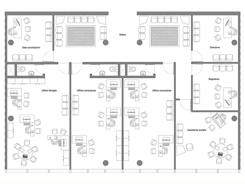 Office layout 26 dwg preview Archweb