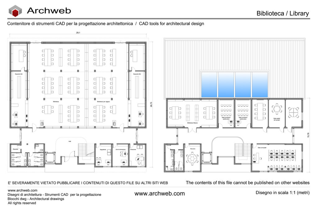 Library 09 dwg Archweb