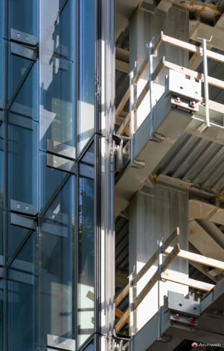 Curtain wall photos installation