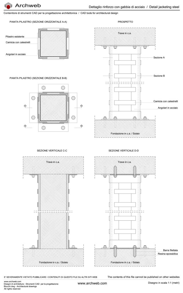 Steel jacketing detail 02 dwg Archweb