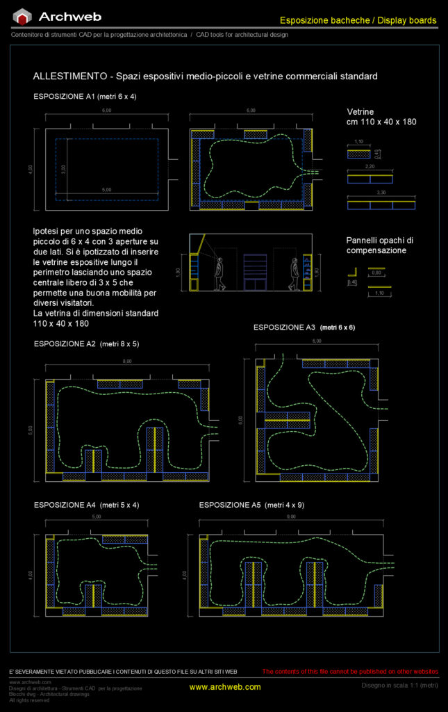 Displays-Showcases 01 cad Archweb