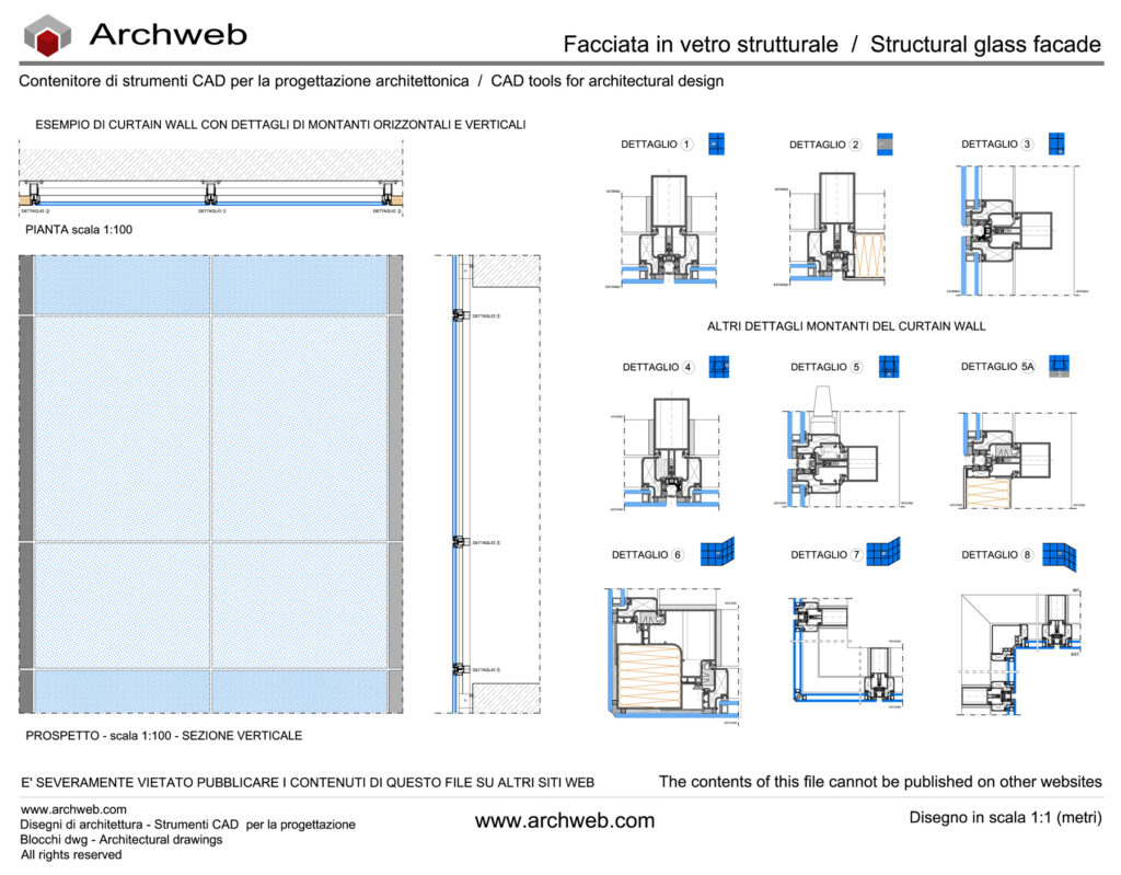 Structural glass facade 02 dwg Archweb