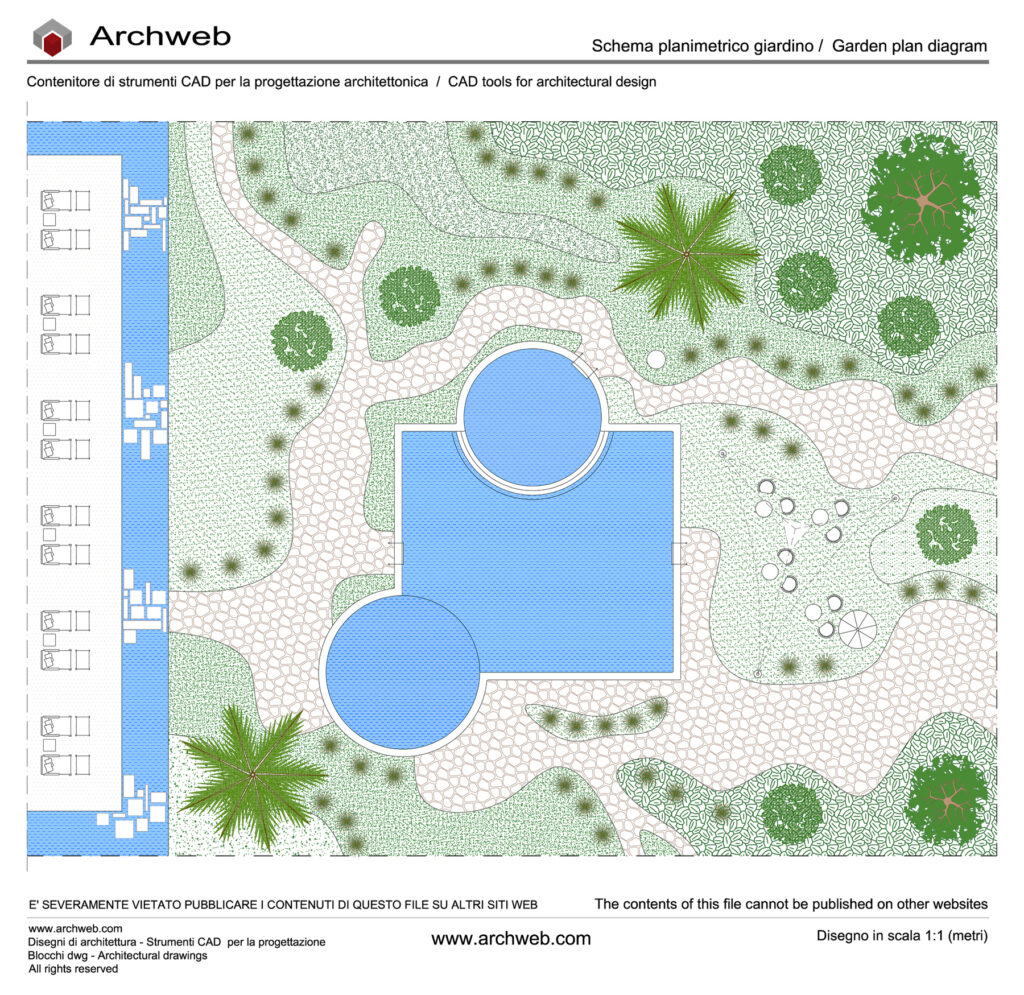 Giardino contemporaneo 03 dwg Archweb