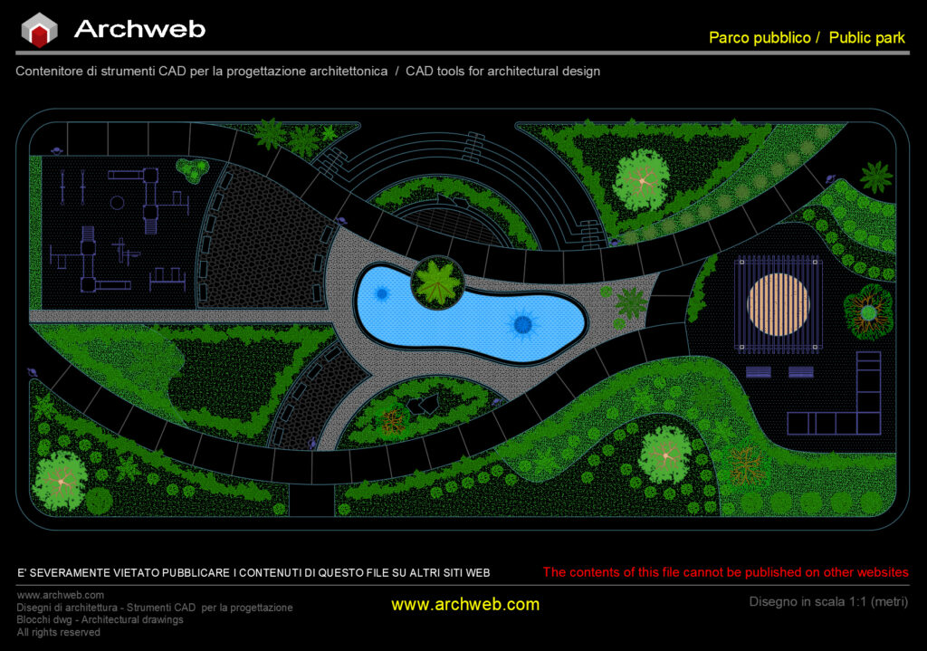 Parco pubblico 10 cad Archweb