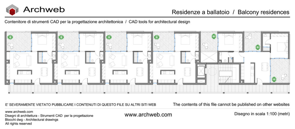 Residence with balcony access 06 dwg Archweb