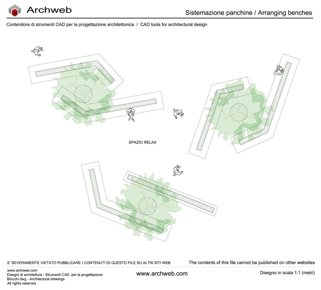 Sistemazione panchine 02 dwg Archweb