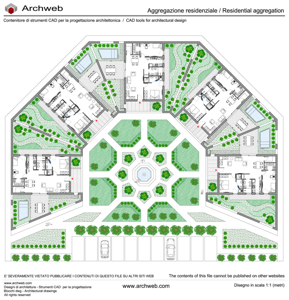 Aggregazione residenziale 01 dwg Archweb