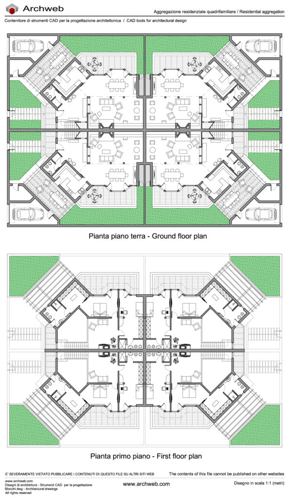 Aggregazione residenziale 02 dwg Archweb