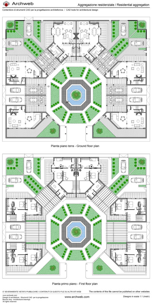 Aggregazione residenziale 03 dwg Archweb