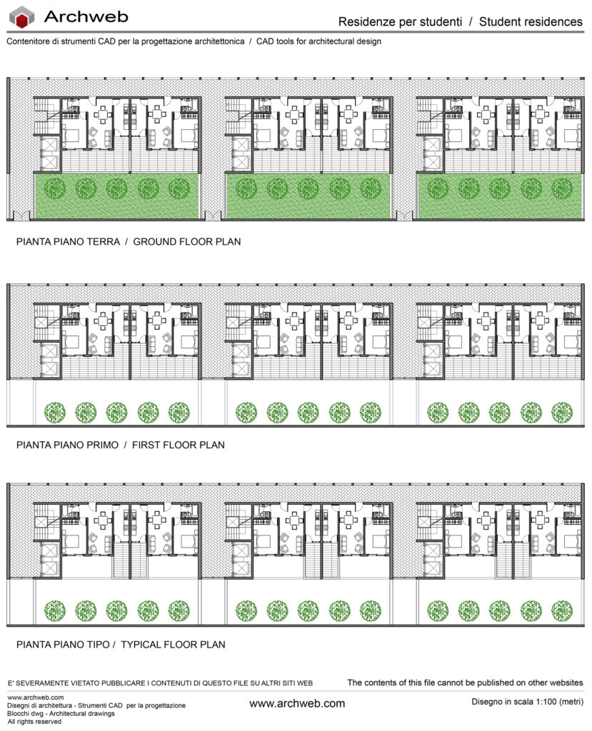 Alloggi per studenti 08 dwg Archweb