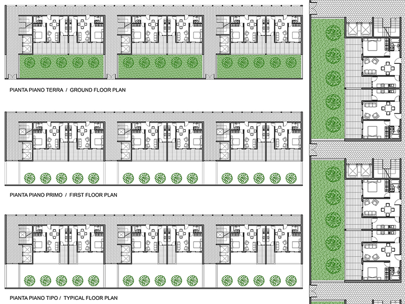 Alloggi per studenti 08 anteprima dwg Archweb