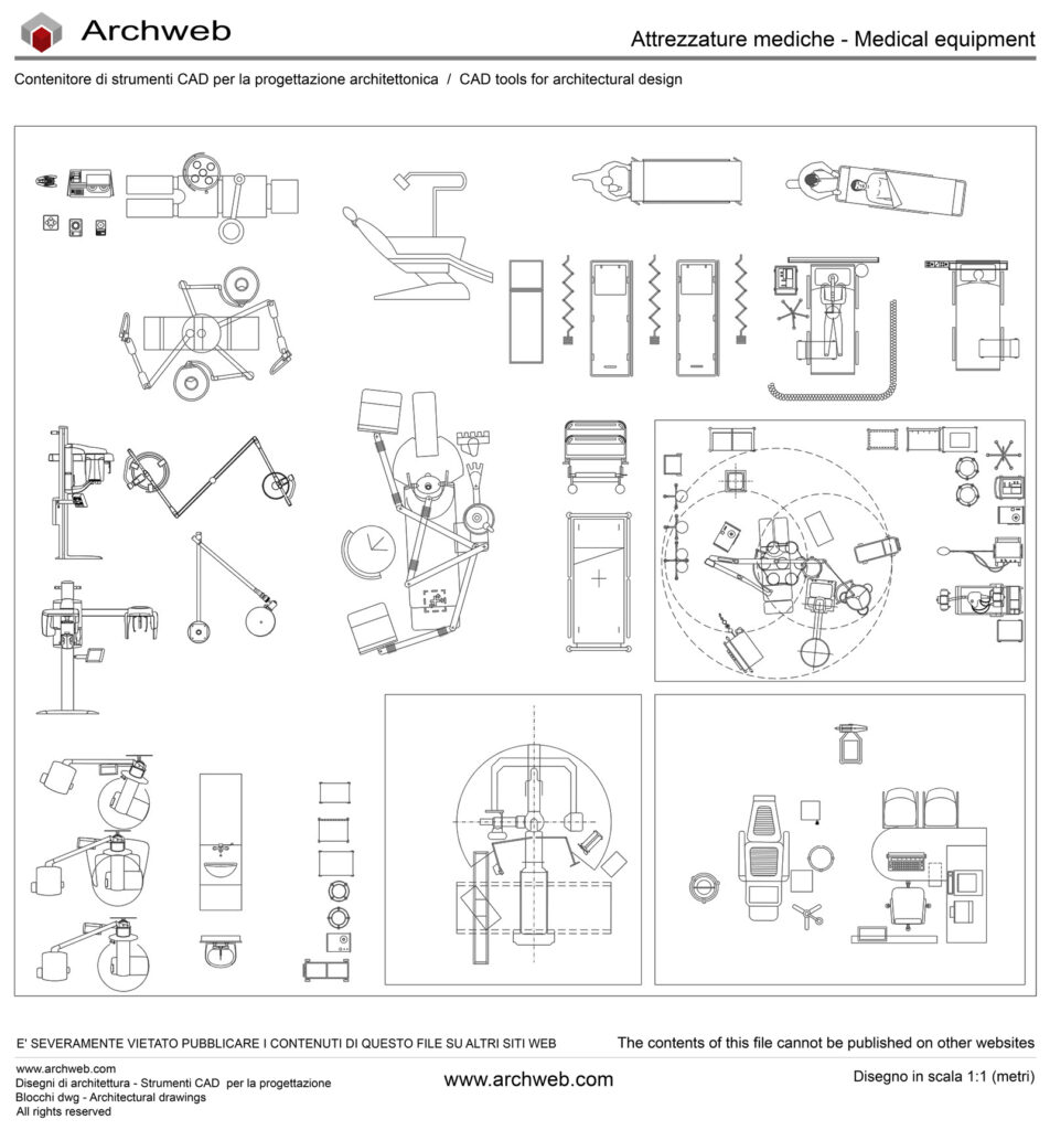 Medical equipment 01 dwg Archweb