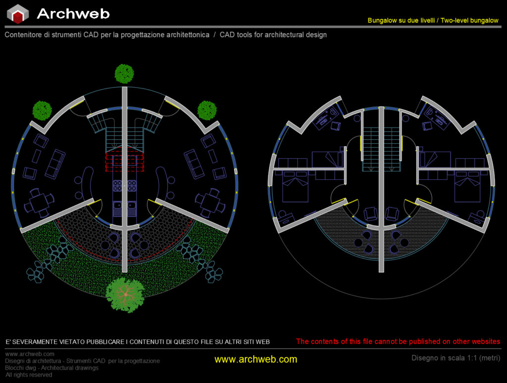 Bungalow 01 cad Archweb